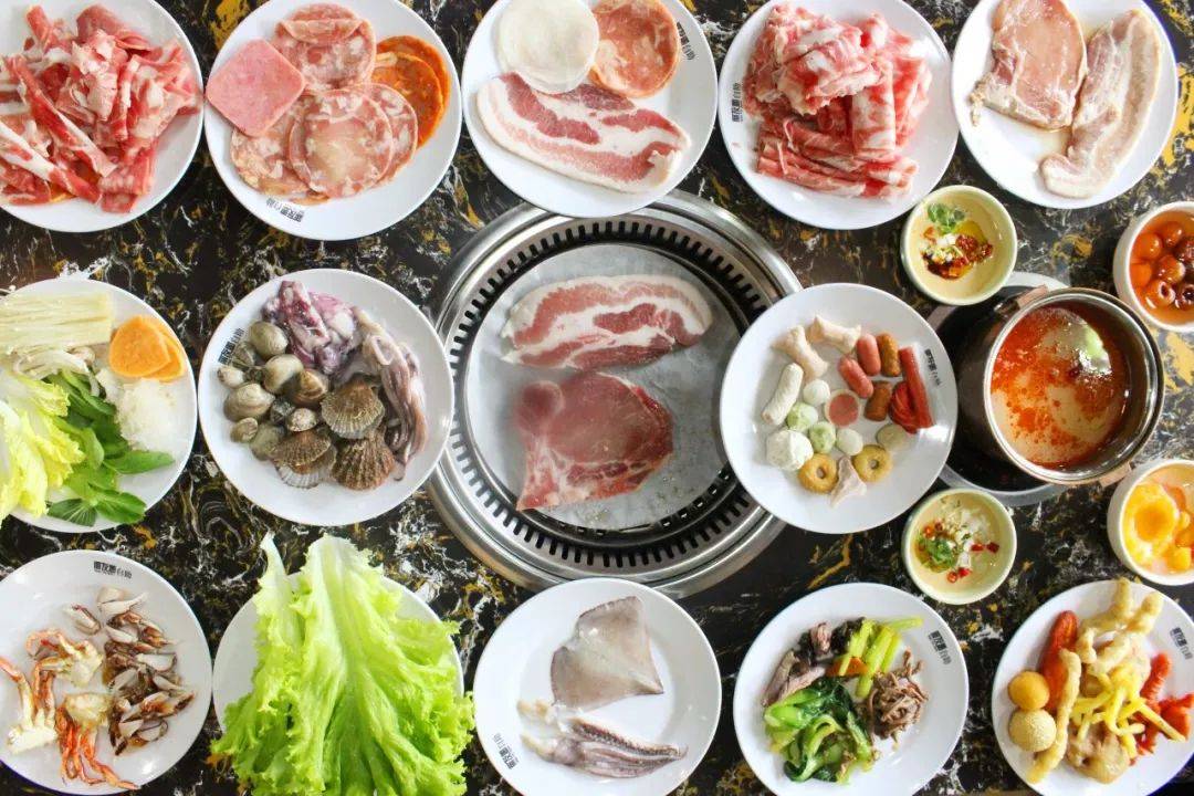 自助火锅 韩式烤肉,全场无限量任意吃!