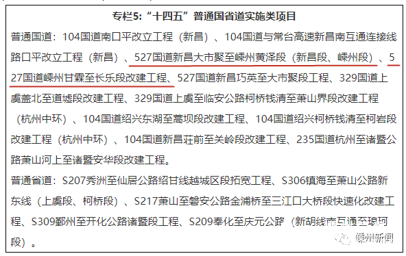 绍兴重磅规划!多条高铁,高速,国道涉及嵊州,交通迎来新发展!