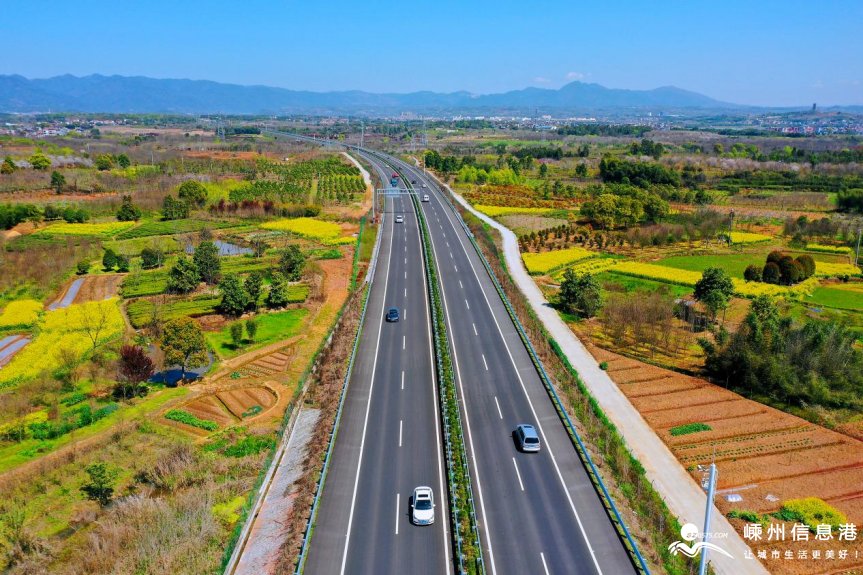 全国出名嵊州这条公路被推荐为全国最美春路